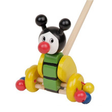 Kids Happy Animal Toys My Wooden Walking Push Along Toy